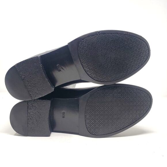 Tory Burch Caitlin Riding Stretch Tall Boot Leather Suede Black 33139 Size 6.5 - Picture 7 of 12